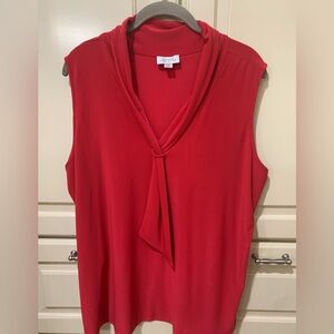 Plus size Tahari sleeveless blouse